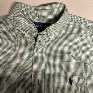 Adorable Green Gingham Short Sleeve
